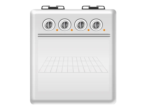 Белая печь — стоковое фото