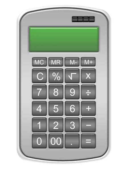 Gray calculator — Stock Photo, Image
