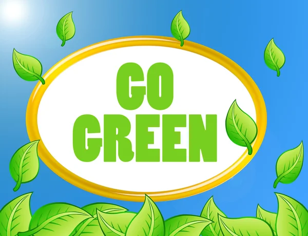 Go grüner Hintergrund — Stockfoto