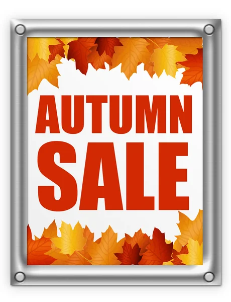 Herfst bladeren verkoop — Stockfoto