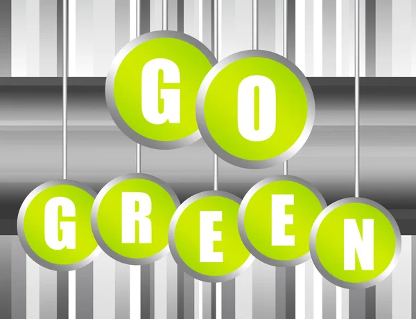 Go green background — Stock Photo, Image