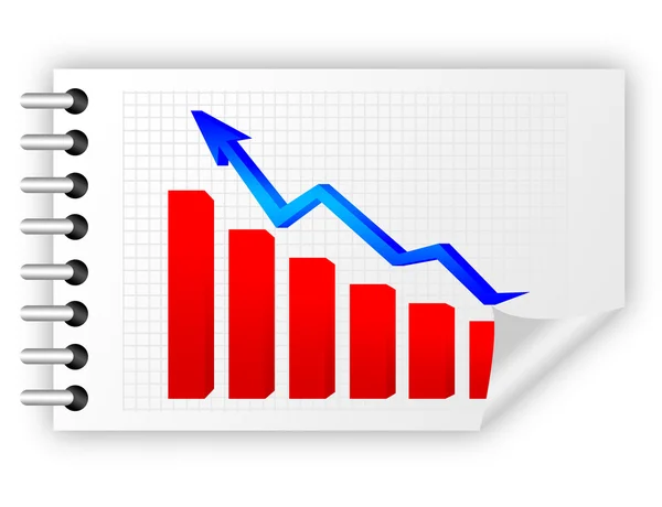 Business graph — Stock Photo, Image