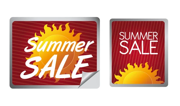 Etiqueta de venda de verão — Vetor de Stock