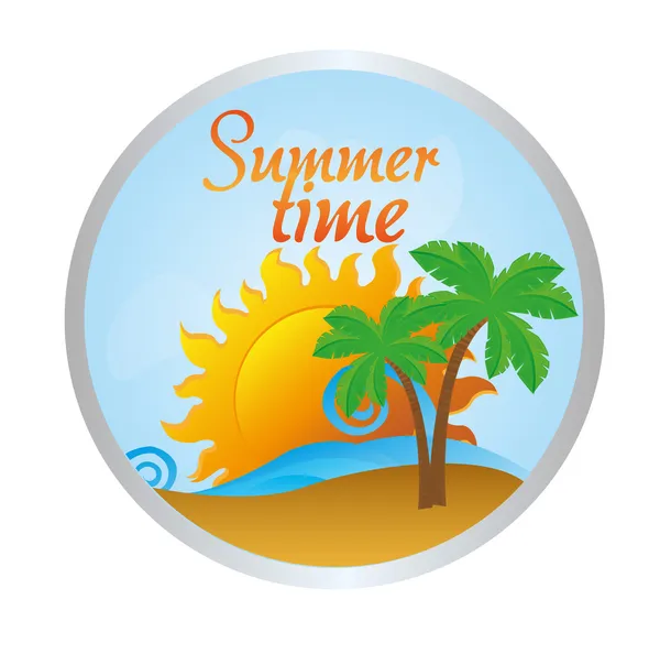 Літній час — стоковий вектор