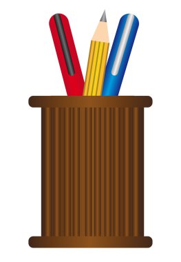 pen holder clipart