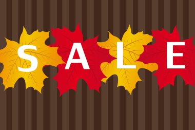 sale autumn background clipart