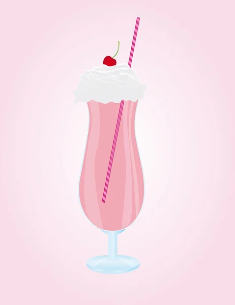 Vecteur de milk shake — Image vectorielle