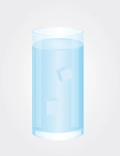 Vaso de vector de agua — Vector de stock