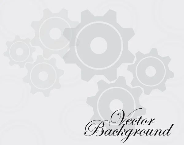 Gears background vector — Stock Vector
