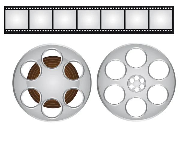 Filmy pás a video film — Stockový vektor