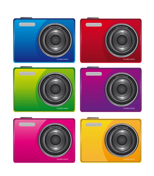 Color camera — Stock Vector