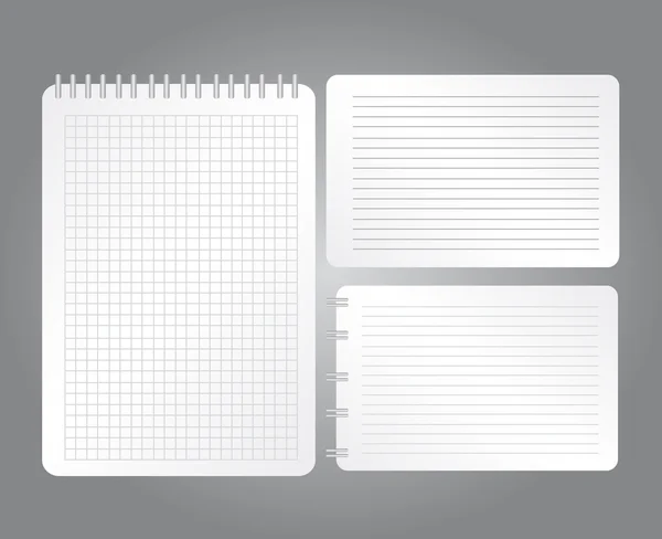 Cadernos em branco — Vetor de Stock