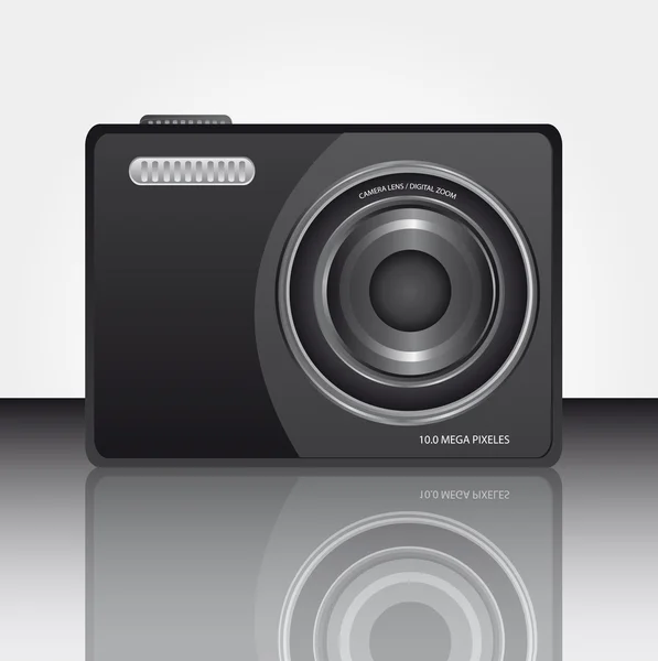 Caméra noire — Image vectorielle