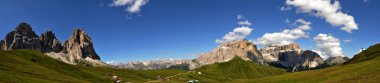 Landscape mountain, Alps in Trentino Alto Adige. clipart
