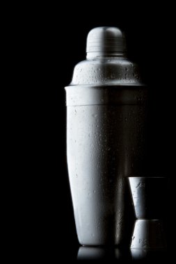 Stainless steel cocktail shaker clipart