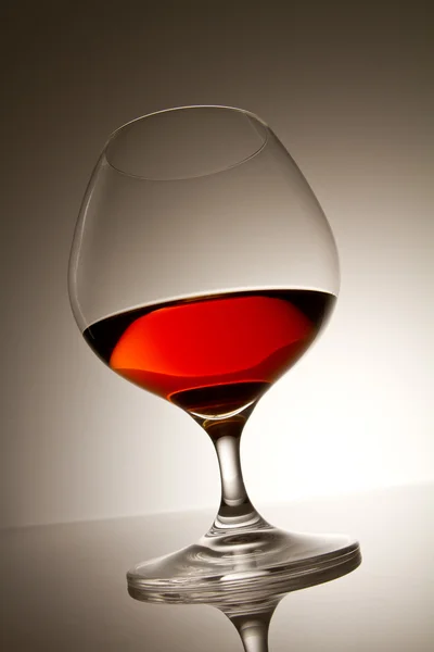 Still-life with the Cognac glass — Stock Photo, Image