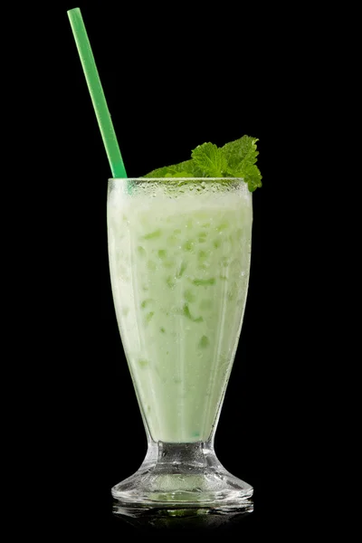 Зелений м'ята коктейль — стокове фото
