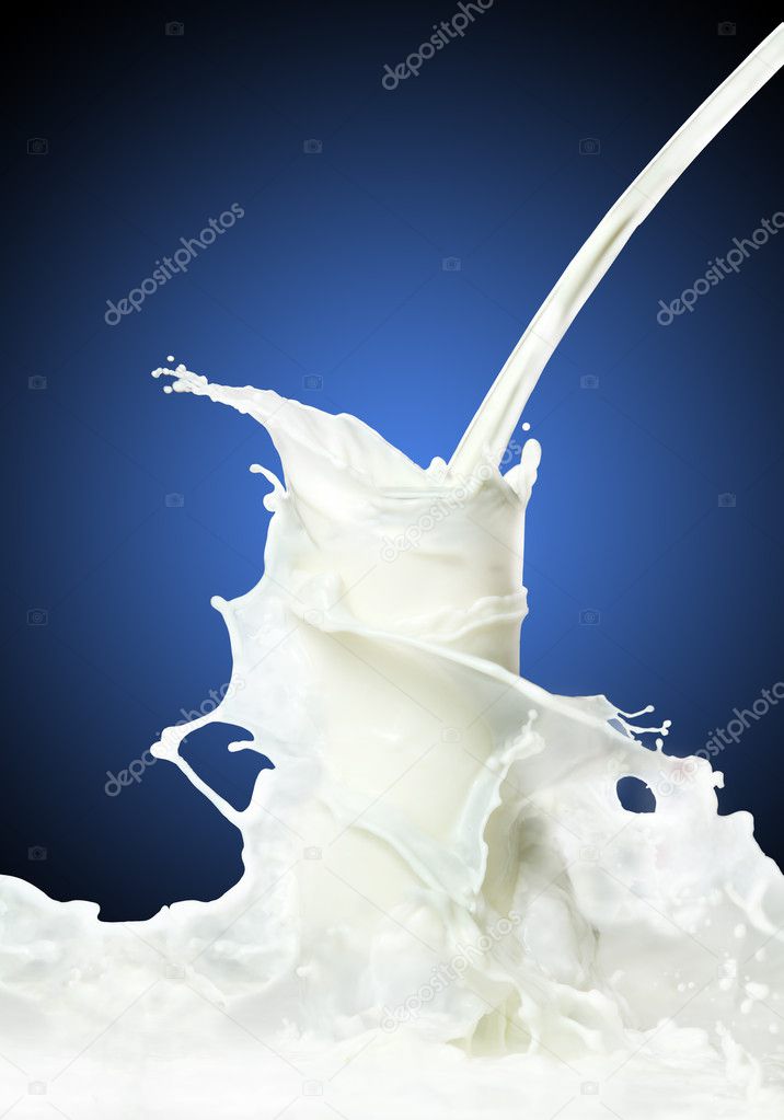 Milk splash Stock Photo by ©IgorKlimov 5914228
