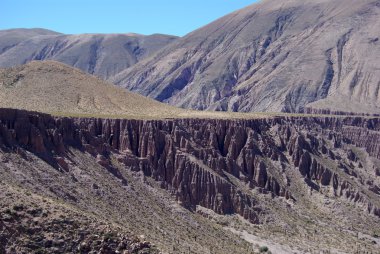 The road in the Argentine Andes clipart