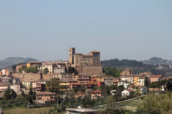 Blick auf die Stadt Longiano — Stockfoto