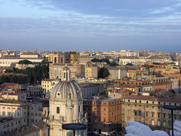 stock image Panorama of Rome, the Eternal City.