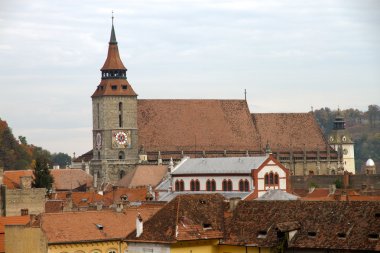 The Black Church from Brasov, Romania clipart