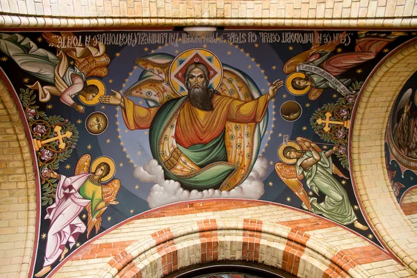 Εικόνα του Θεού στην εκκλησία οροφή — Φωτογραφία Αρχείου