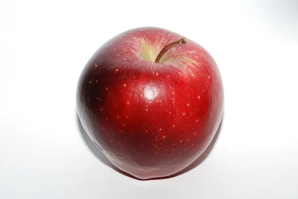 Красное яблоко вид сверху — стоковое фото