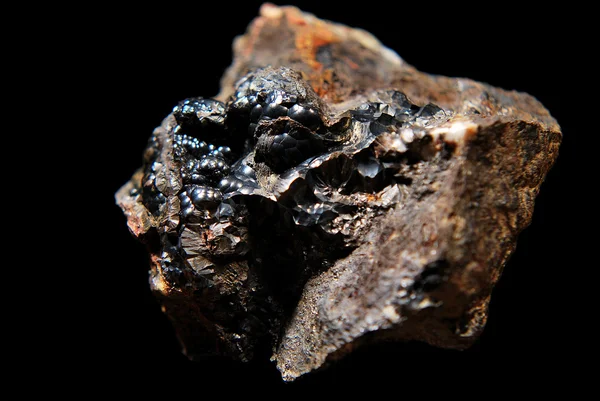 Чорна голівка залізо скло — стокове фото