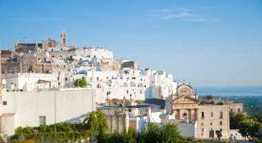 Italian city Ostuni clipart