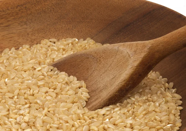 Коричневий рис — стокове фото