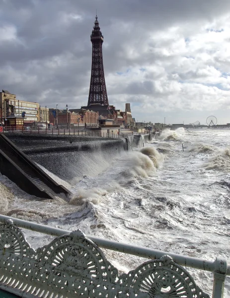 Blackpool fırtına — Stok fotoğraf