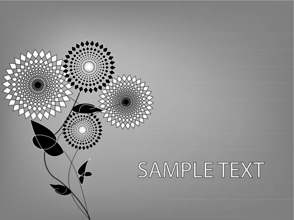 stock vector Abstract floral background