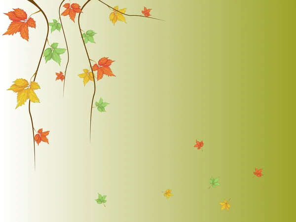Krásné podzimní pozadí — Stockový vektor