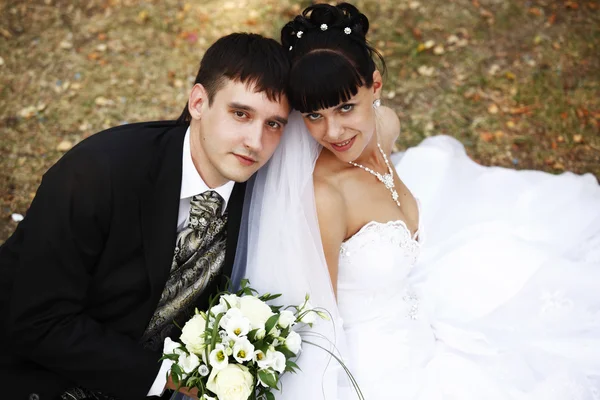 Γαμπρός και νύφη — Φωτογραφία Αρχείου
