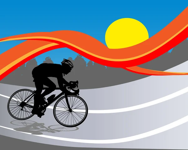 Cyklistické plakát 3 — Stockový vektor