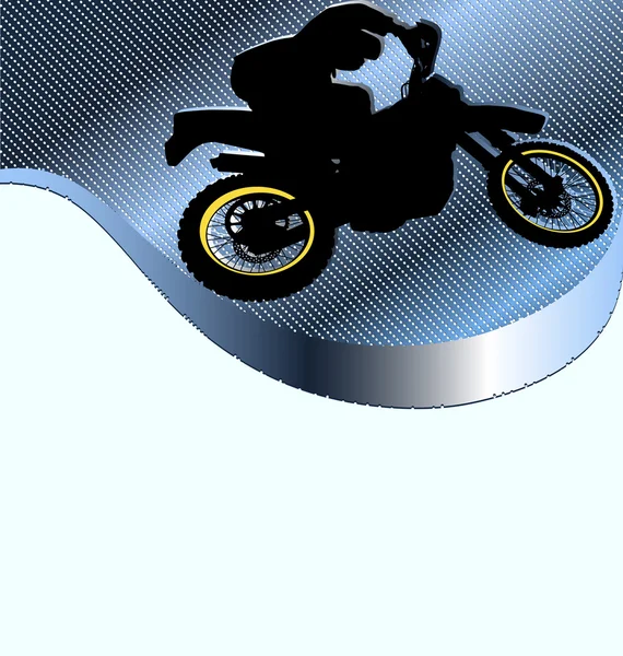 Motocicleta carreras fondo — Archivo Imágenes Vectoriales