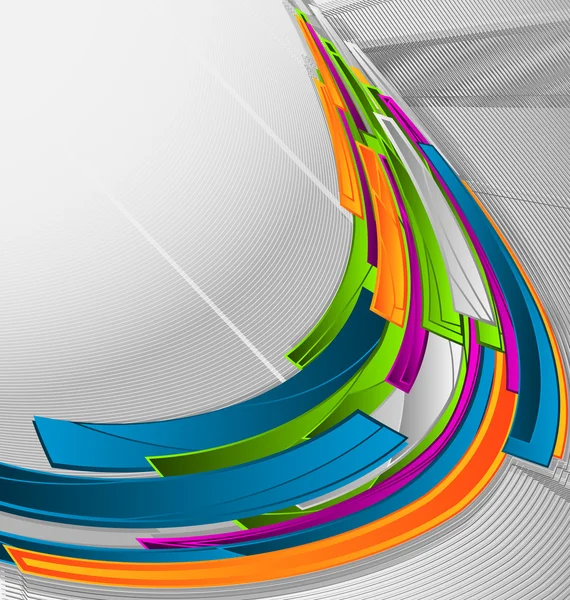 Abstract kleurrijke ontworpen vector achtergrond — Stockvector