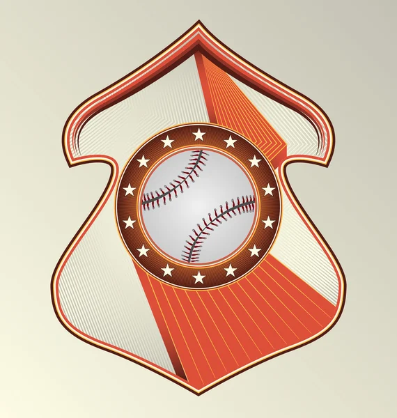 Moderna dynamiska utformade vector sport emblem. baseball. — Stock vektor