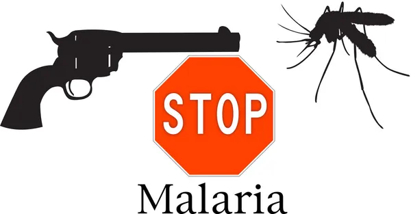 Malaria — Stockvektor