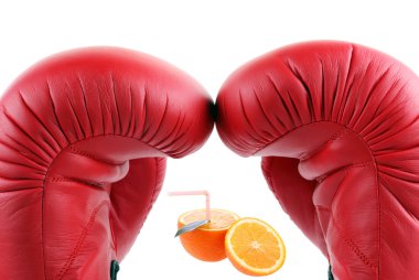 Boxing, food and drink clipart