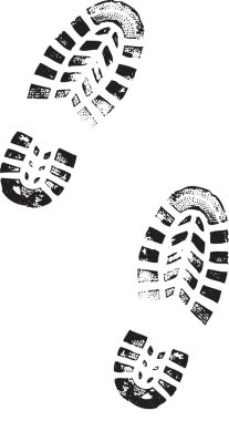 Footprint clipart