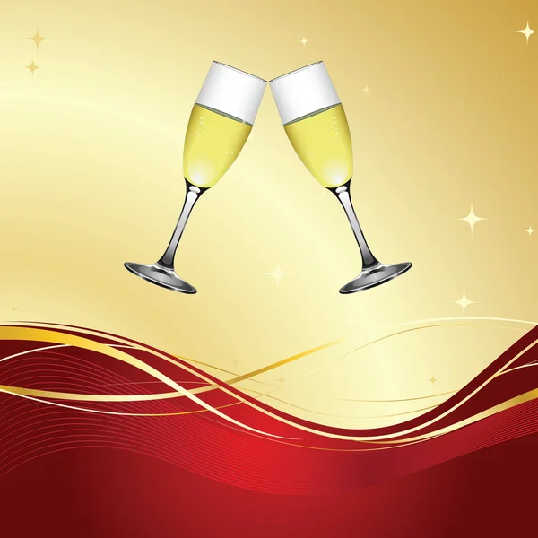 Firandet värdt toast — Stockfoto