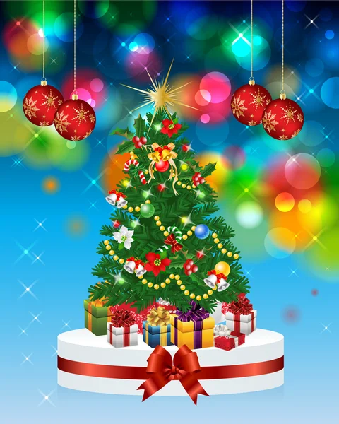 Vrolijk Kerstfeest en Gelukkig Nieuwjaar — Stockfoto