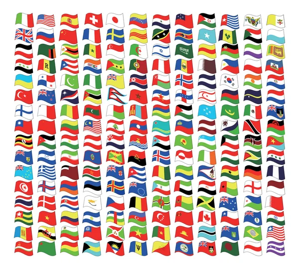 Vlajka země — Stock fotografie