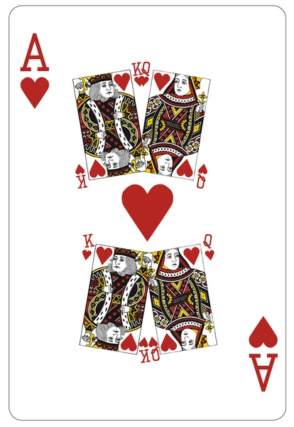 Miłość poker — Zdjęcie stockowe