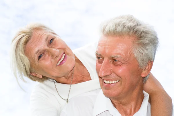 Nice elderly couple — Stock Photo, Image