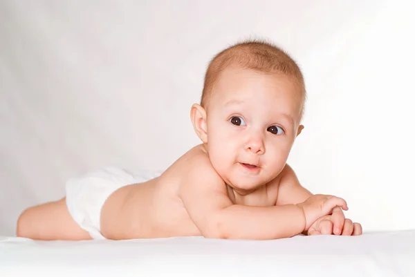 Mukavan vauvan muotokuva — kuvapankkivalokuva