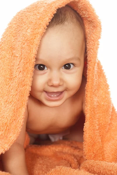 Bebé en una toalla — Foto de Stock