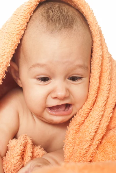 Baby sur une serviette — Photo